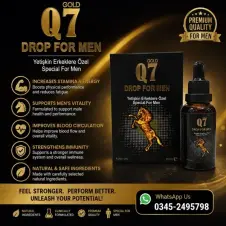 Gold Q7 Drops For Men in Pakistan