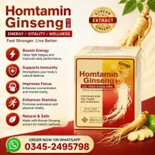 Homtamin Ginseng Multivitamin Capsules in Pakistan