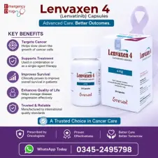 Lenvaxen 4 Capsules in Pakistan