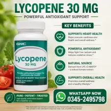 Lycopene 30 Mg GNC Capsules in Pakistan