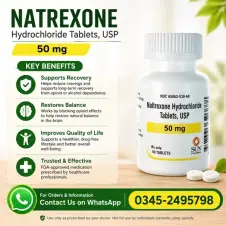 Naltrexone Hydrochloride Tablets in Pakistan