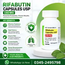 Rifabutin Capsule 150mg in Pakistan
