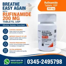 Rufinamide Tablets USP 200mg in Pakistan