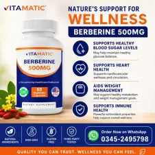 Vitamatic Berberine Supplement 500mg in Pakistan