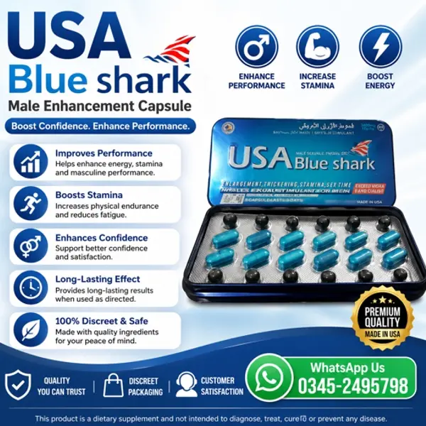 USA Blue Shark Capsules in Pakistan