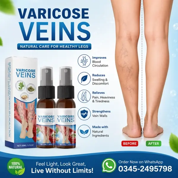 Vein Healing Varicose Veins Treatment Spray in Pakistan