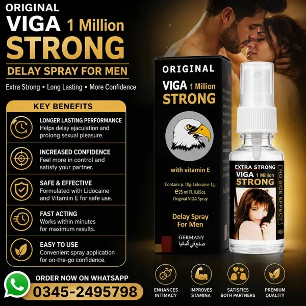 Viga 1 Million Extra Strong Delay Spray in Pakistan